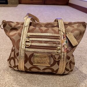 Fun and flashy Coach bag